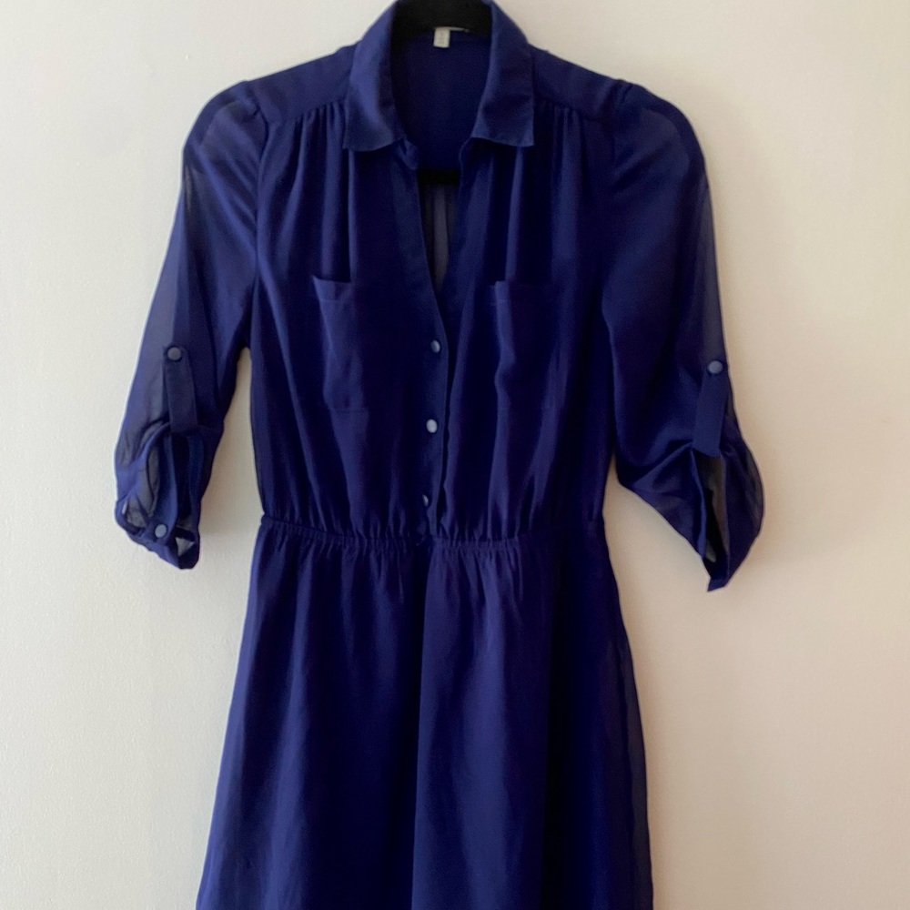 Charlotte Russe Navy Blue Dress